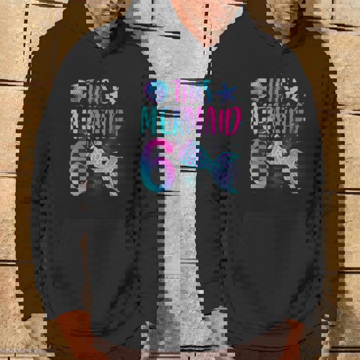 このマーメイドは6歳の6歳の誕生日マーメイドガールパーティーです。 パーカー ライフスタイル