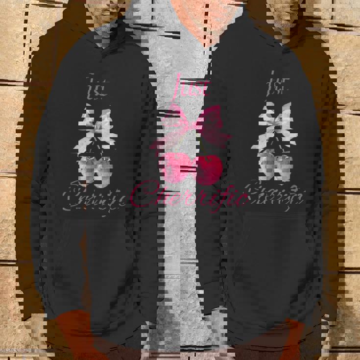 さくらんぼ かわいいチェリーピンクチェリー パーカー ライフスタイル