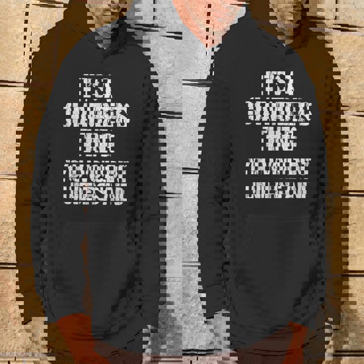 それは商工会議所のことだ（君には分からないだろう）-Chambers パーカー ライフスタイル