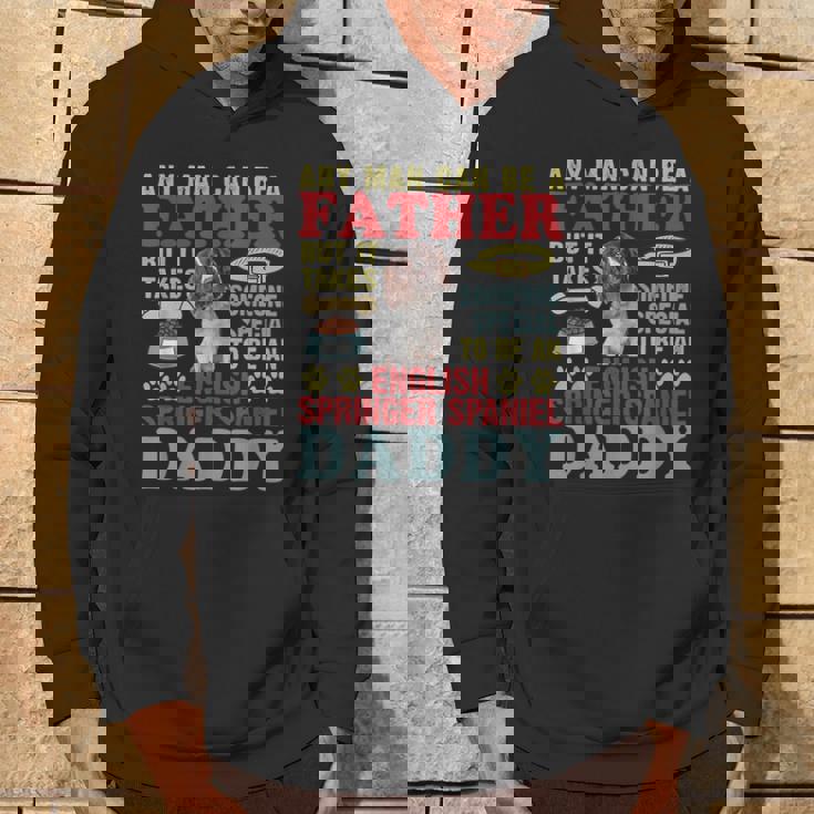 どんな男でも父親になれる！スペシャルイングリッシュ・スプリンガー・スパニエルパパ パーカー ライフスタイル