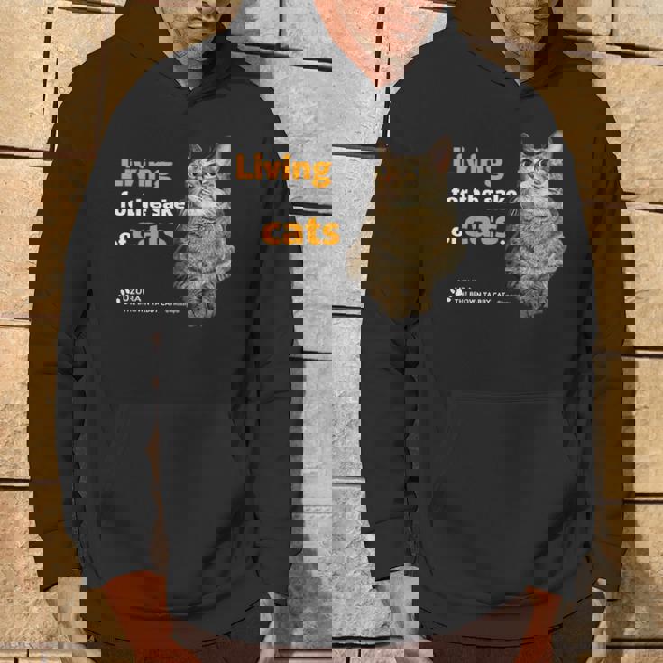 ねこのために生きてる 猫 かわいい キジトラ猫 Cat パーカー ライフスタイル