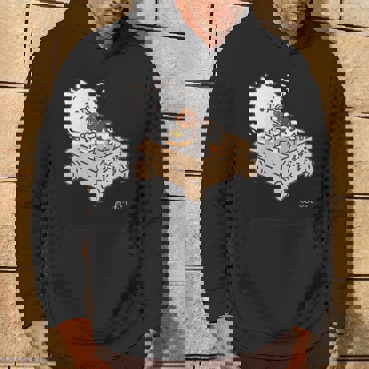 ねこぺん日和 こうきゅうなくるま ダークカラー パーカー ライフスタイル