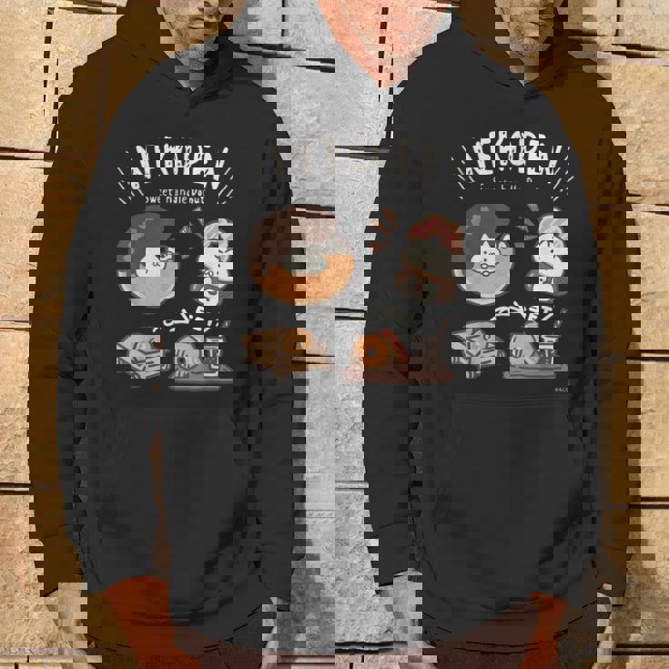 ねこぺん日和 ドーナツ ダークカラー パーカー ライフスタイル