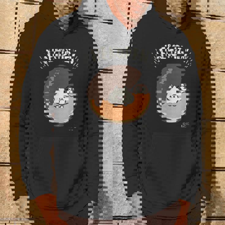 ねこぺん日和 ドーナツねこぺん ダークカラー パーカー ライフスタイル