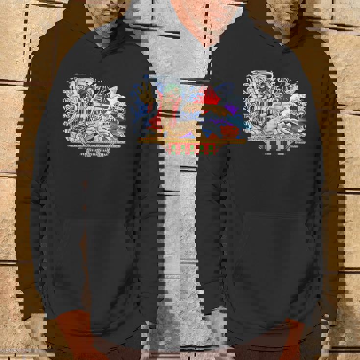 ねぶたデザイン ミナト パーカー ライフスタイル