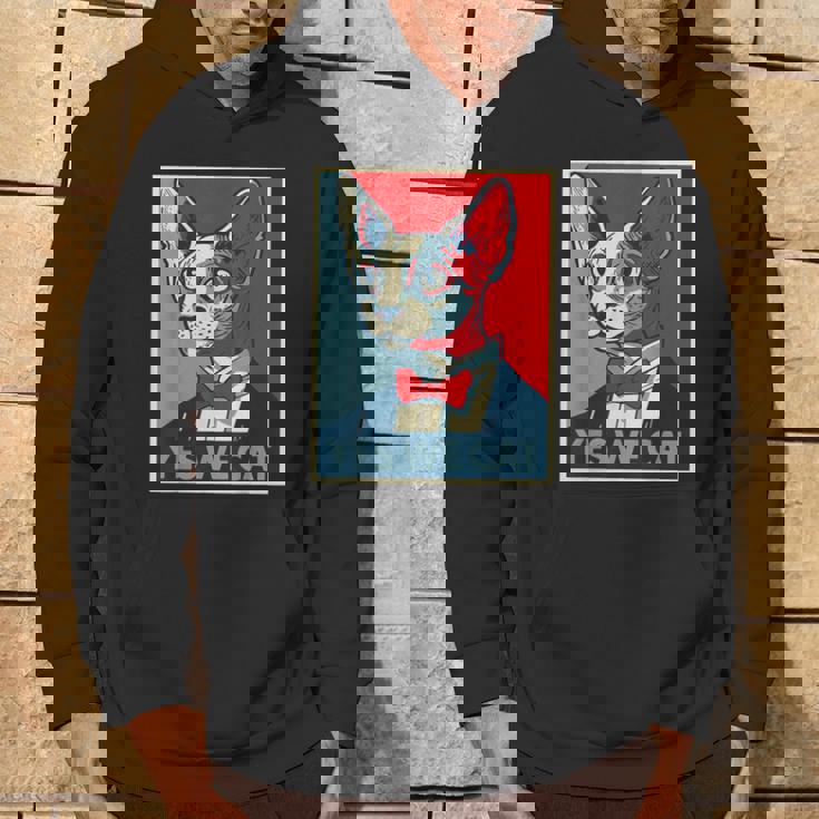 はい、私たちは面白い猫を社長として猫好きの猫好きの猫ルール面白い パーカー ライフスタイル