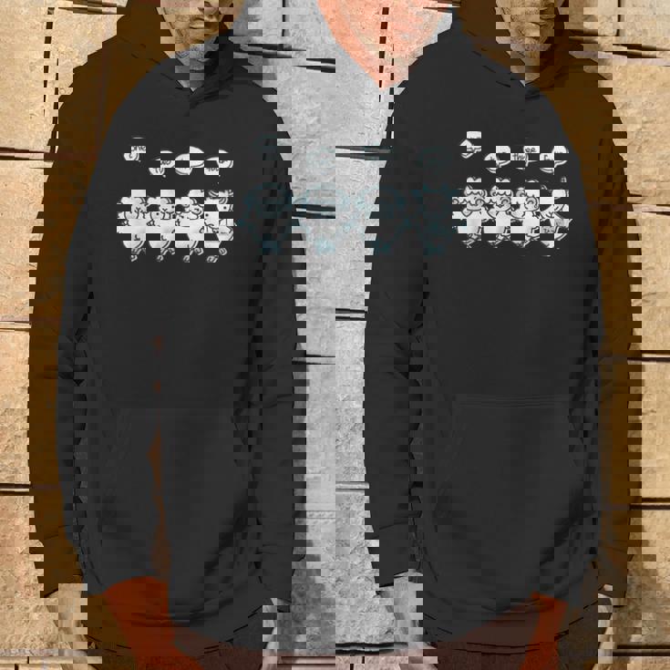 ひつじがいっぴき2 羊 ヒツジ ヤギ 不眠 安眠 数え歌 もふもふ 集団 かわいい おもしろ メンズ レディース キッズ パーカー ライフスタイル