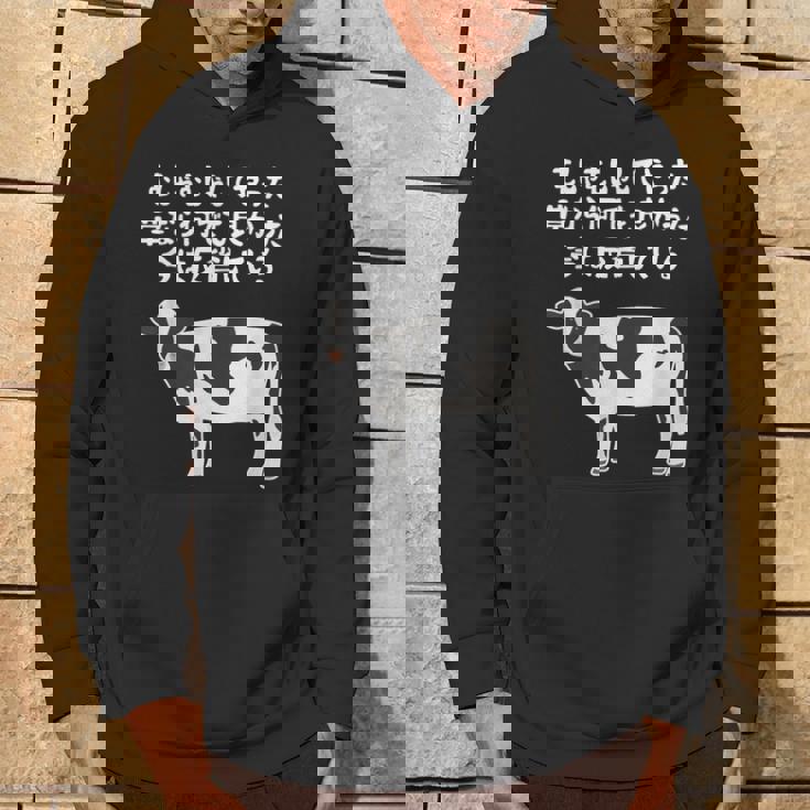 むしゃむしゃしてやった おもしろ ユーモア ジョーク 牛 むしゃくしゃしてやった パーカー ライフスタイル