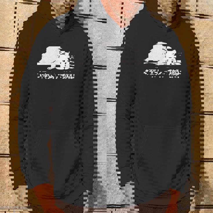 やる気スイッチ故障中 ねこ 猫好き かわいい おもしろ 面白い パーカー ライフスタイル