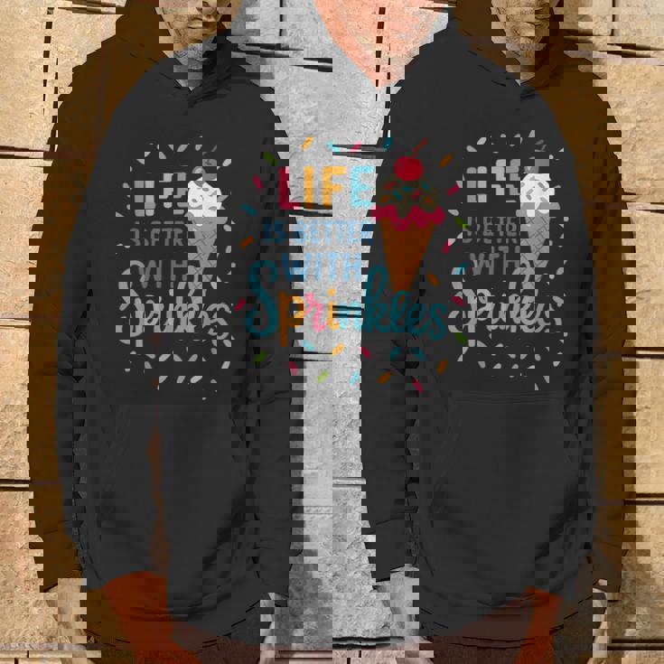 アイスクリーム好きのアイスクリームスクワッド おそろいの家族旅行 パーカー ライフスタイル