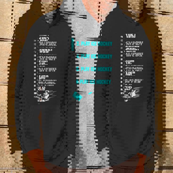 アイスホッケーデー 面白い アイスホッケー パーカー ライフスタイル