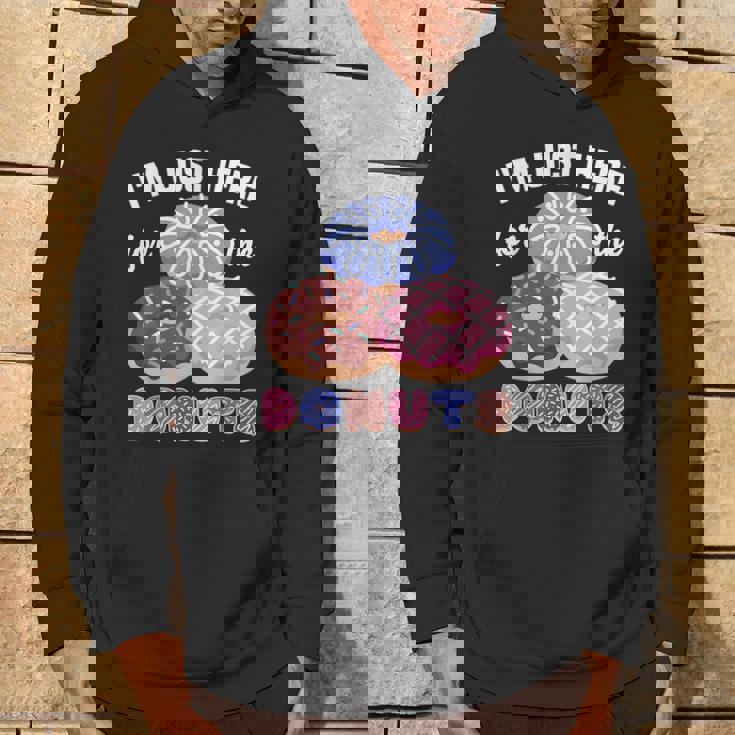 アイム・ジャスト・ヒア・フォー・ザ・ドーナツ・ファニー・ドーナツ・ラヴァー・ドーナツ パーカー ライフスタイル