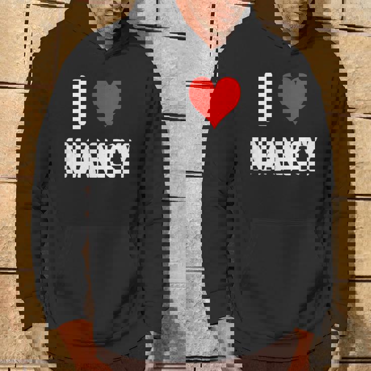 アイラブナンシー-ハート パーカー ライフスタイル