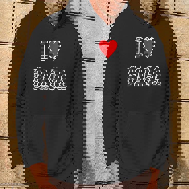 アイラブ・Saga 佐賀（I Love ハート）【47都道府県】ジモt ティ 地元 旅行 グッズ お土産 面白 パーカー ライフスタイル