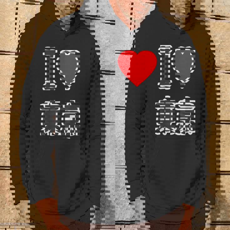 アイラブ・東京（I Love ハート）ビッグ 大きな文字【47都道府県・市区町村】ジモtティ 地元愛 旅行 お土産 面白 パーカー ライフスタイル