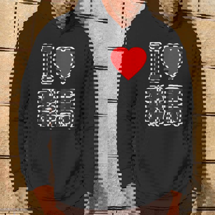 アイラブ・群馬（I Love ハート）Big 大きな文字 ハート【47都道府県】ジモtティ 旅行お土産 面白 パーカー ライフスタイル