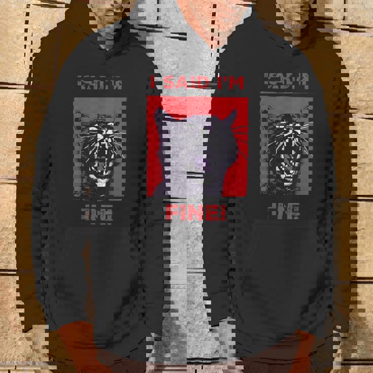 アイ・サイド・アイ・アイム・ファニー・キャット パーカー ライフスタイル