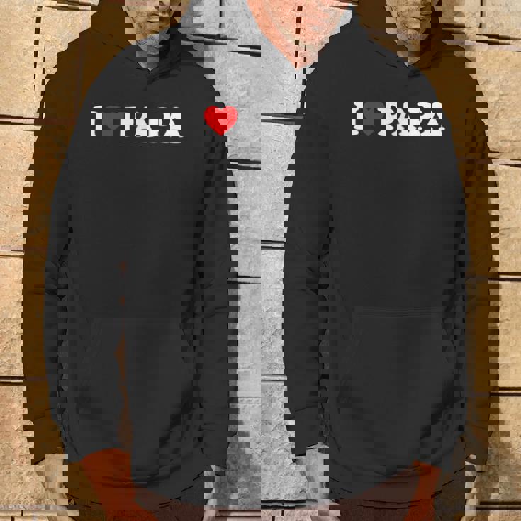 アイ・ラブ・パパ パーカー ライフスタイル