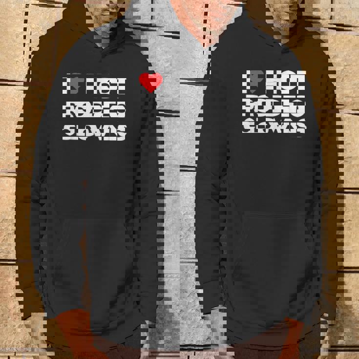 アイ・ラブ・ホット・ロデオ・クラウンズ・ファニー・ウェスタン・ロデオ・カウガール パーカー ライフスタイル