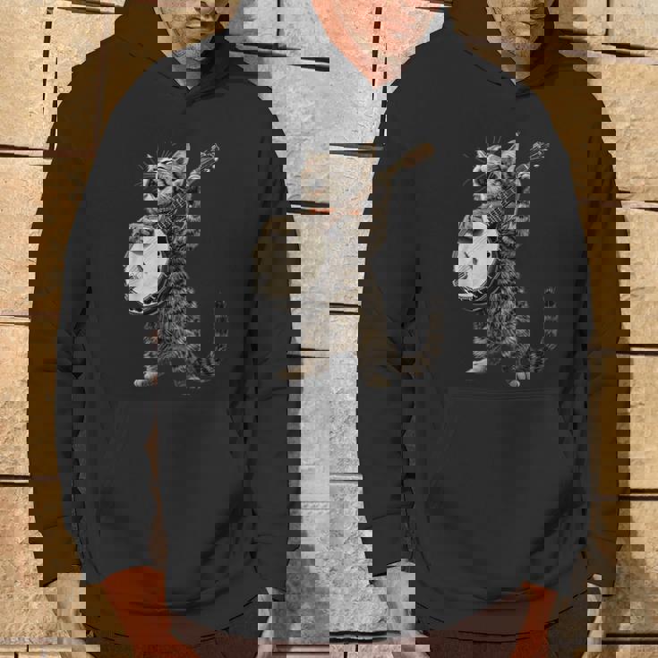 アメリカンショートヘアキャット ブルーグラス バンジョープレイヤー パーカー ライフスタイル