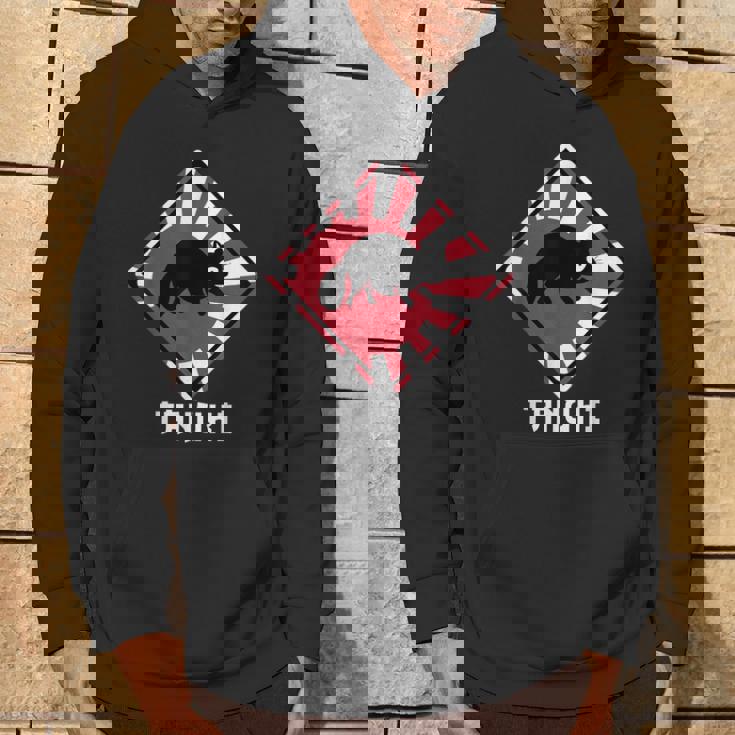 アライグマ犬 たぬき交差 日本ライジングサンフラッグ パーカー ライフスタイル