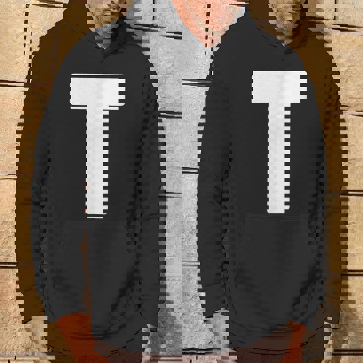 アルファベット大文字 モノグラム イニシャル パーカー ライフスタイル