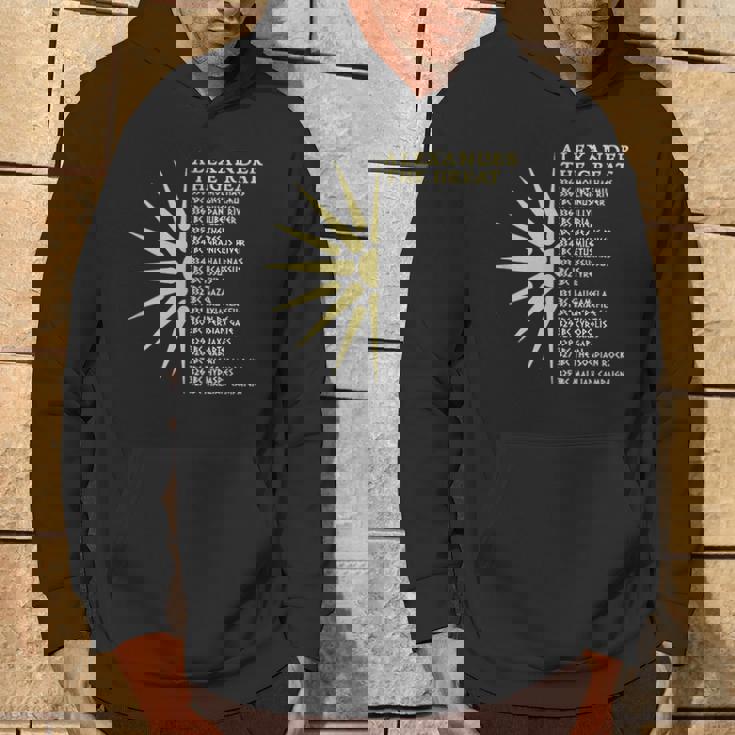 アレクサンダー大王の戦い 古代マケドニア パーカー ライフスタイル