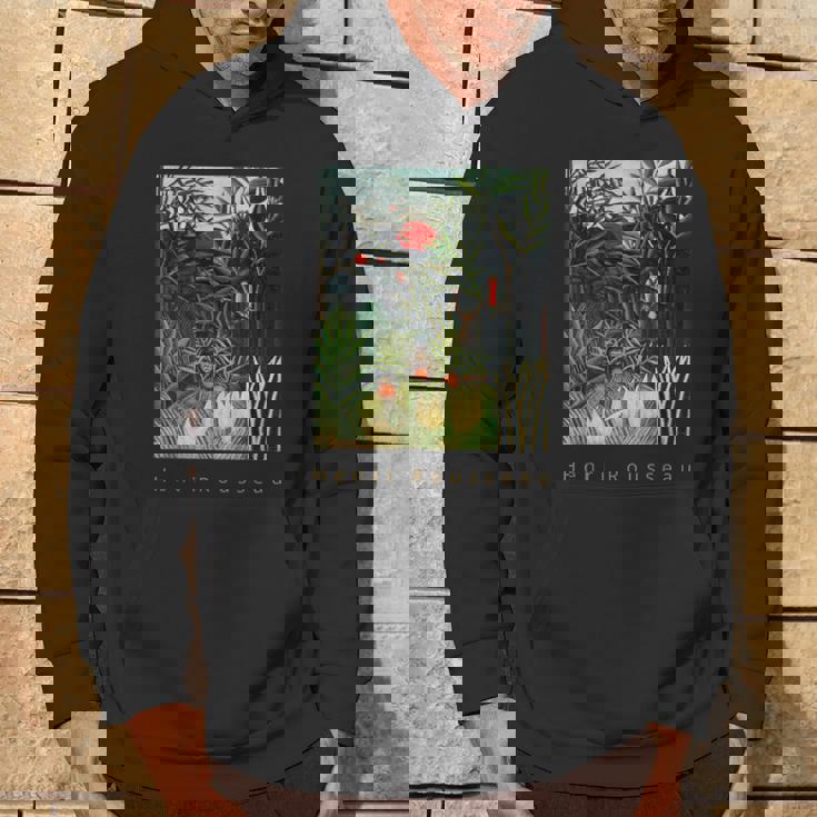 アンリ・ルソー 森の中の猿とオウム パーカー ライフスタイル