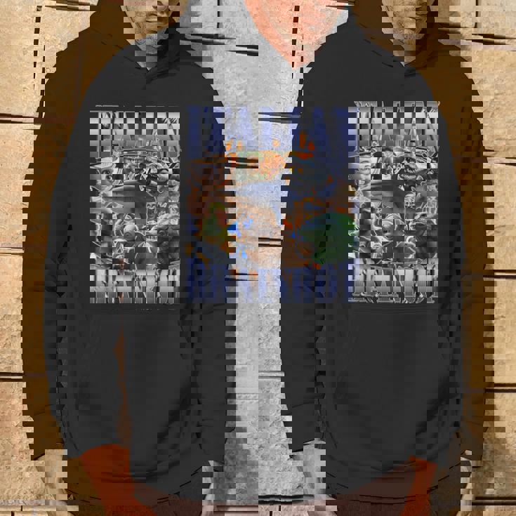 イタリア Brainrot 面白い トラララ クロコディロ ミーム ジョーク ブーツレッグ パーカー ライフスタイル