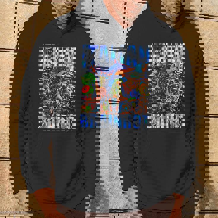 イタリア ブレイン ブートレッグ レトロ ミーム シャーク トラレロ トラララ パーカー ライフスタイル