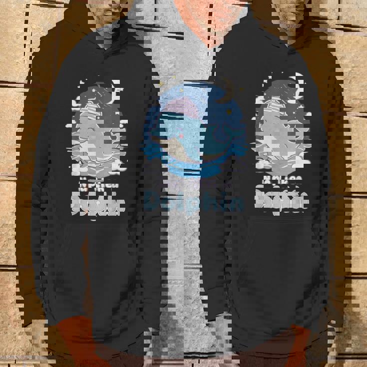 イルカのような昼寝 可愛い眠りイルカ パーカー ライフスタイル