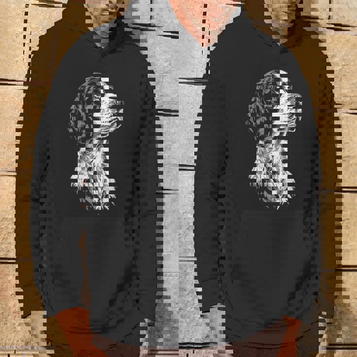 イングリッシュセッター 犬 モチーフ ペット イラスト イングリッシュセッター パーカー ライフスタイル