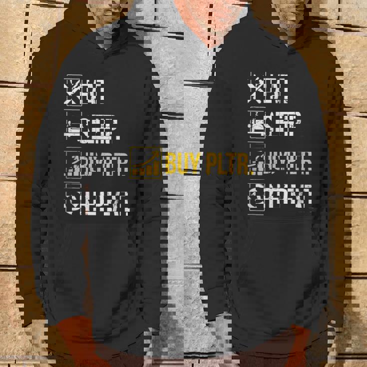 イートスリープインベストベスト Pltr購入パランティア投資。 パーカー ライフスタイル