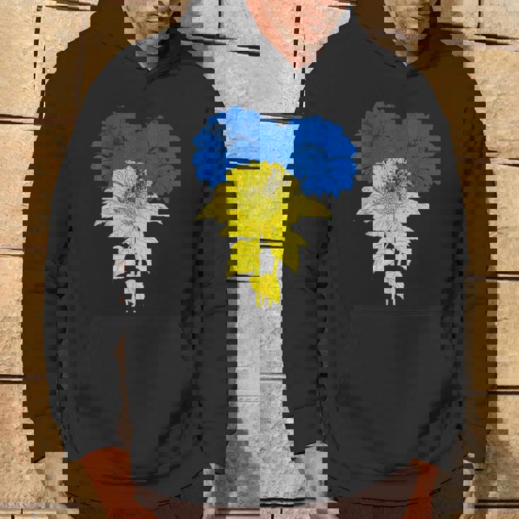 ウクライナ国旗 ひまわり ヴィンテージ ウクライナ支援 ウクライナ パーカー ライフスタイル