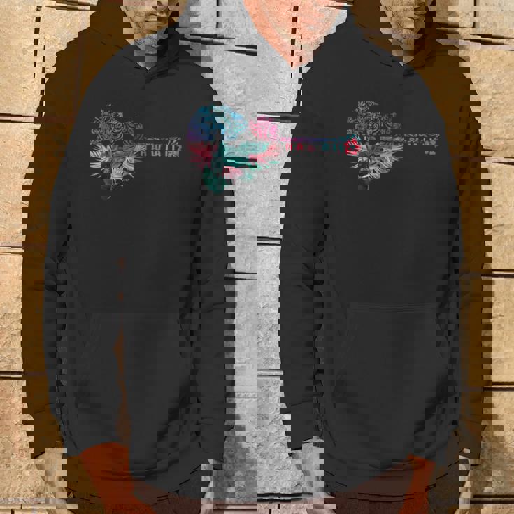 ウクレレ トライバル・フラワー アロハ・ギター ハワイ パーカー ライフスタイル