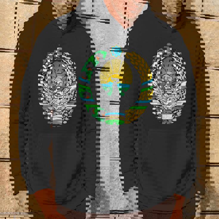 ウズベキスタン 紋章 旗 ウズベキスタン パーカー ライフスタイル