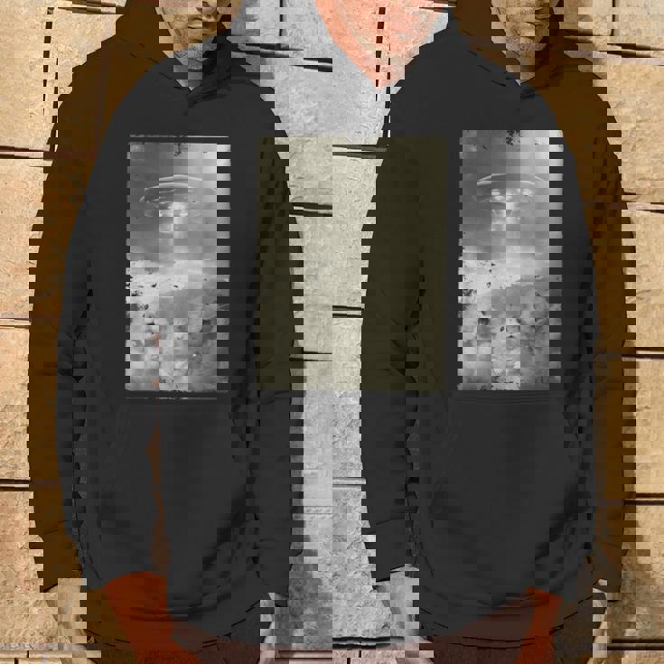 エイリアン Ufo の侵略 面白いハムスターの自撮り パーカー ライフスタイル