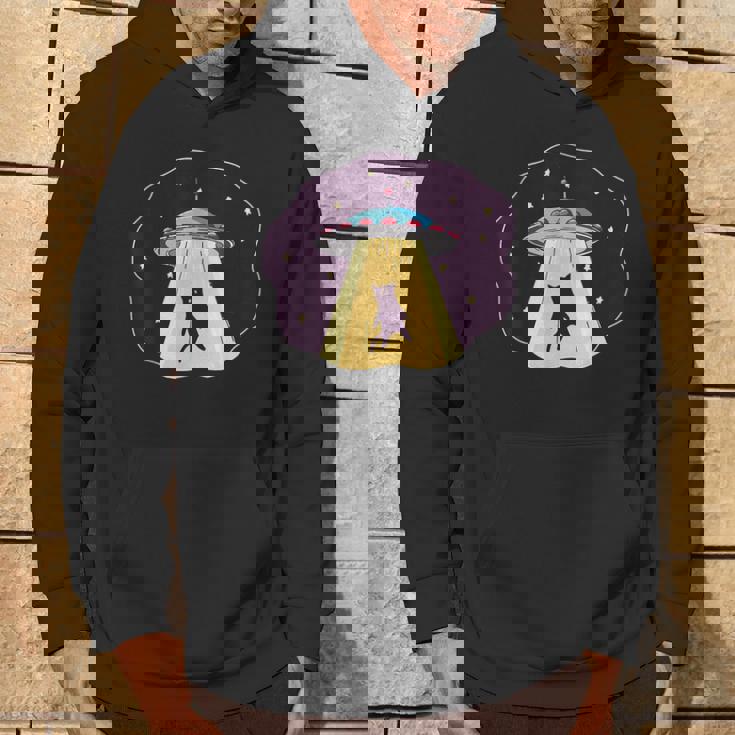 エイリアン Ufo ファニー キャット おもしろ 猫好き 猫飼い 猫 ネコ ねこ 黒猫 くろねこ好き 面白い パーカー ライフスタイル