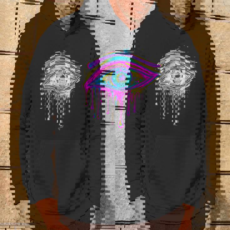 エジプトのホルスの目 トリッピー サイケデリック アート 宇宙 シュール パーカー ライフスタイル