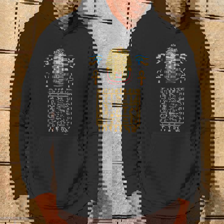 エジプトヒエログリフ シンボル ツタ王 ファラオ パーカー ライフスタイル