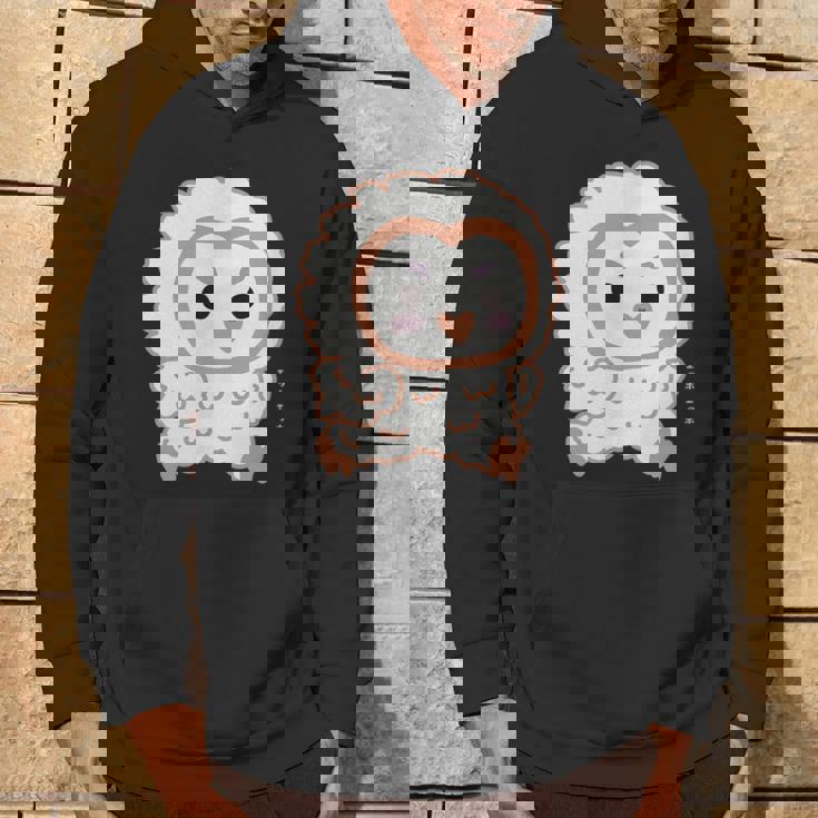 エッホエッホ 一生懸命に走るフクロウの赤ちゃん イラスト パーカー ライフスタイル