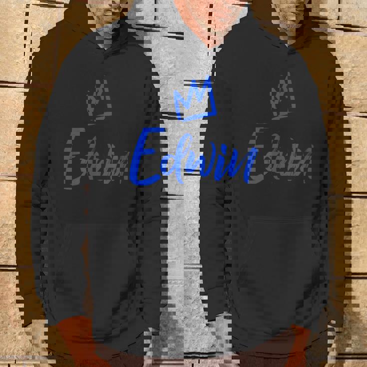 エドウィン ザ・キングブルークラウン&ネーム 男性用 エドウィンと呼ばれる パーカー ライフスタイル