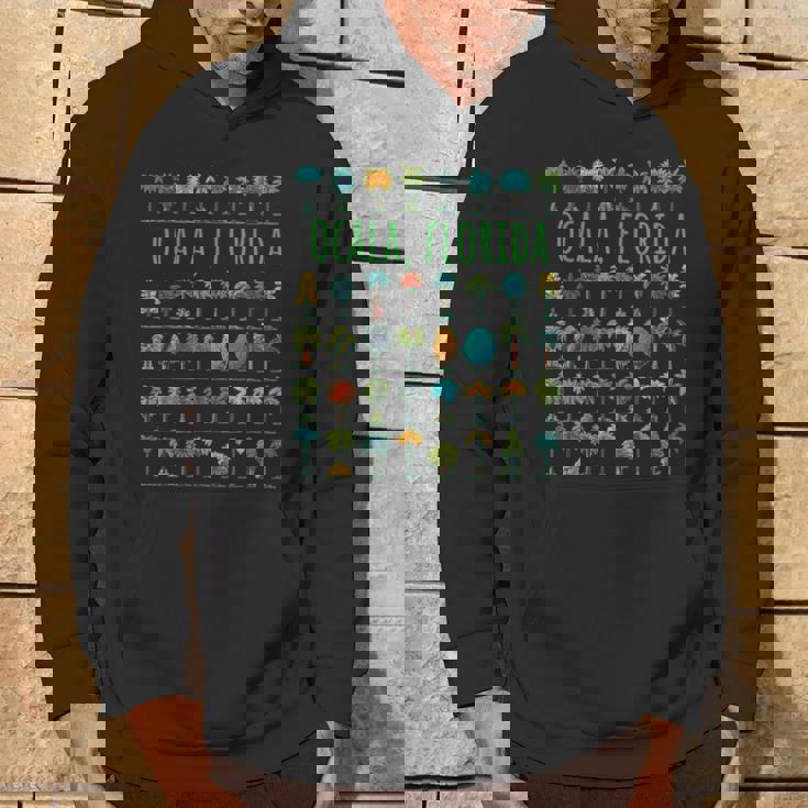 オカラフロリダ、アメリカ、ヤシの木のデザイン。 パーカー ライフスタイル