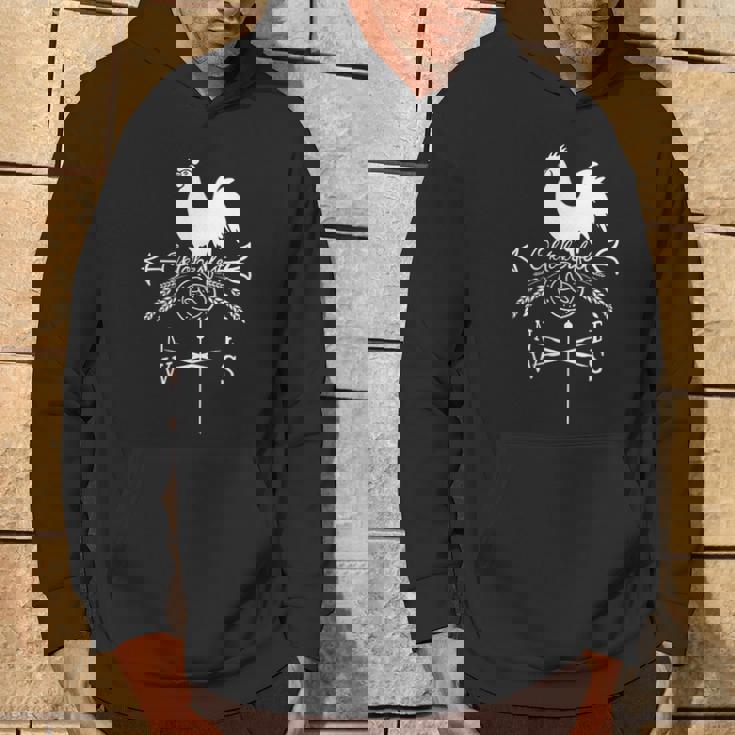 オクトーバーフェスト 風見鶏 コスチューム オンドリとプレッツェルの矢 パーカー ライフスタイル