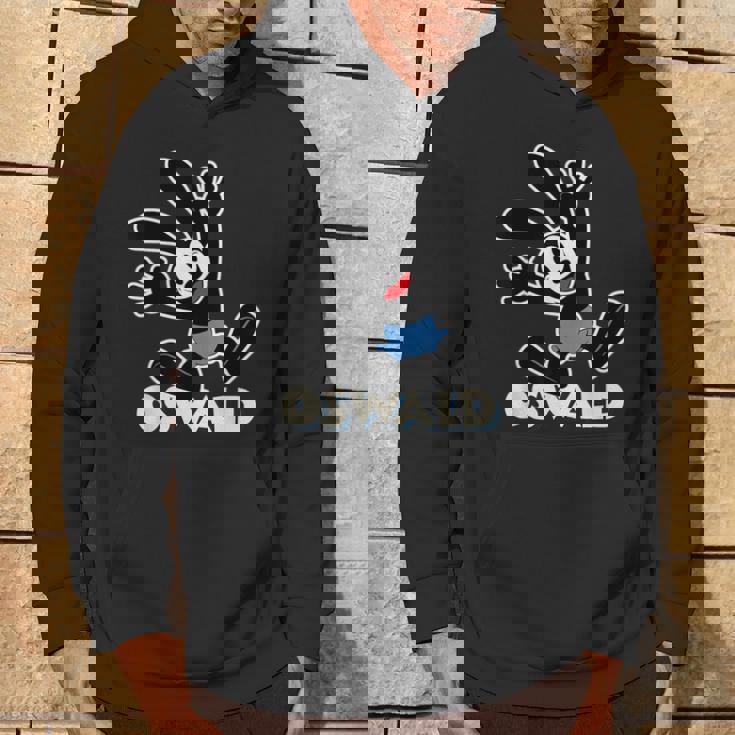 オズワルドうさぎ パーカー ライフスタイル