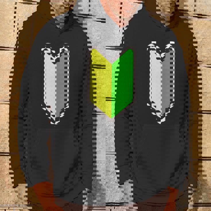 オリジナル個性派パロディ日本の道路交通法標識初心者マークプリント パーカー ライフスタイル