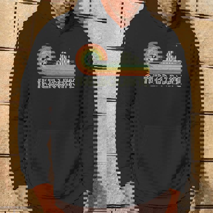 オーストラリア 休暇のお土産 レトロ ビンテージ スカイライン メルボルン パーカー ライフスタイル