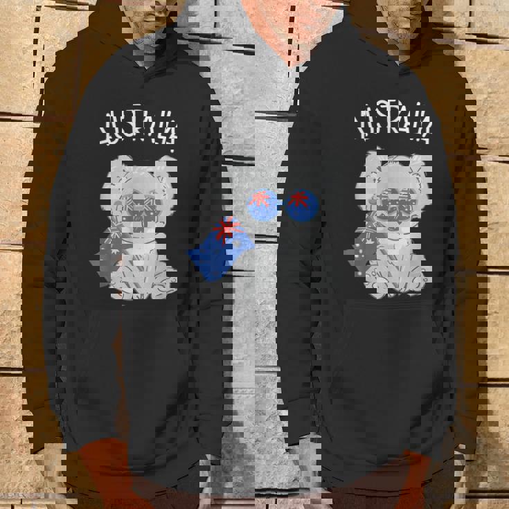 オーストラリアの国旗がかわいいコアラ パーカー ライフスタイル