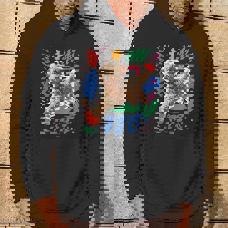 オーストラリアンラブラドゥードル 遊び心のあるデザイン犬 パーカー ライフスタイル