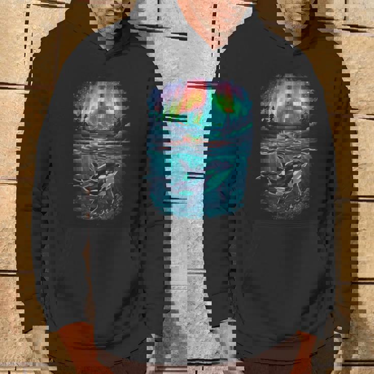 オーロラシャチが特徴のオルカ。 パーカー ライフスタイル